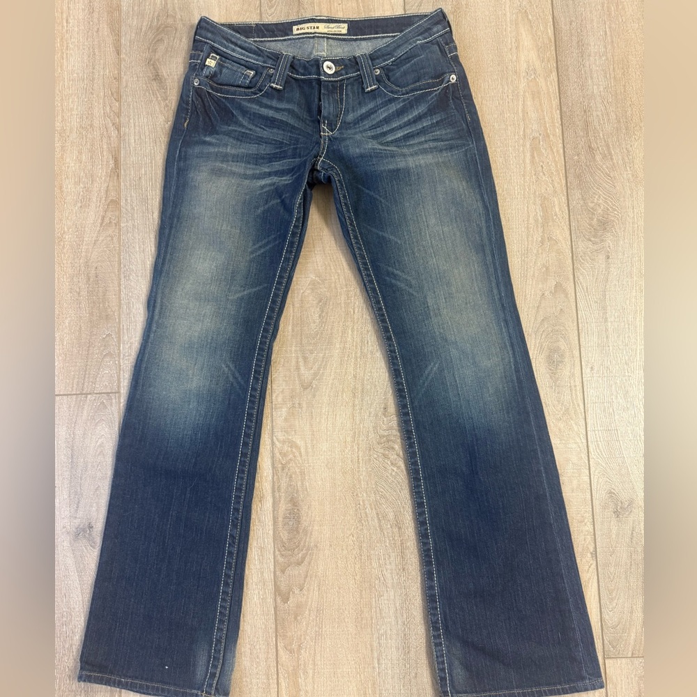 Big Star Ultra-Low Rise Blue Jeans